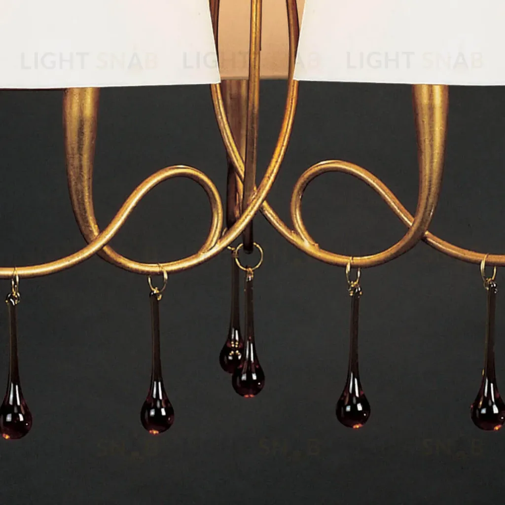 Подвесная люстра Mantra Paola Painted Gold 3540 3540