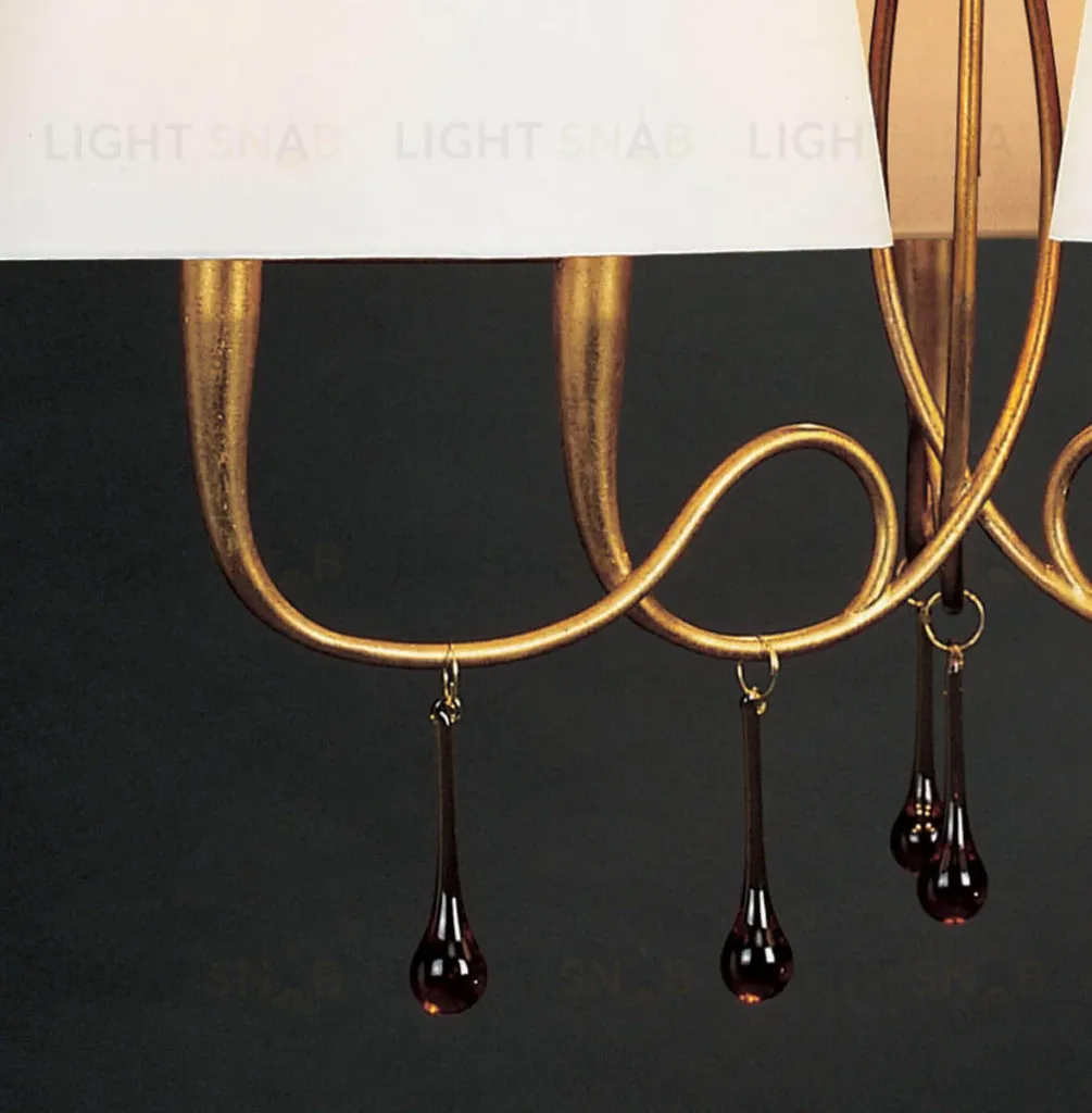 Подвесная люстра Mantra Paola Painted Gold 3540 3540