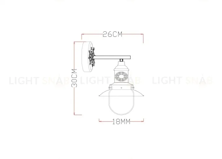 Бра Arte Lamp Sailor A4524AP-1AB A4524AP-1AB