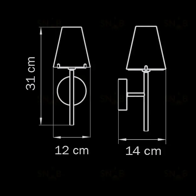Бра Lightstar Diafano 758614 758614
