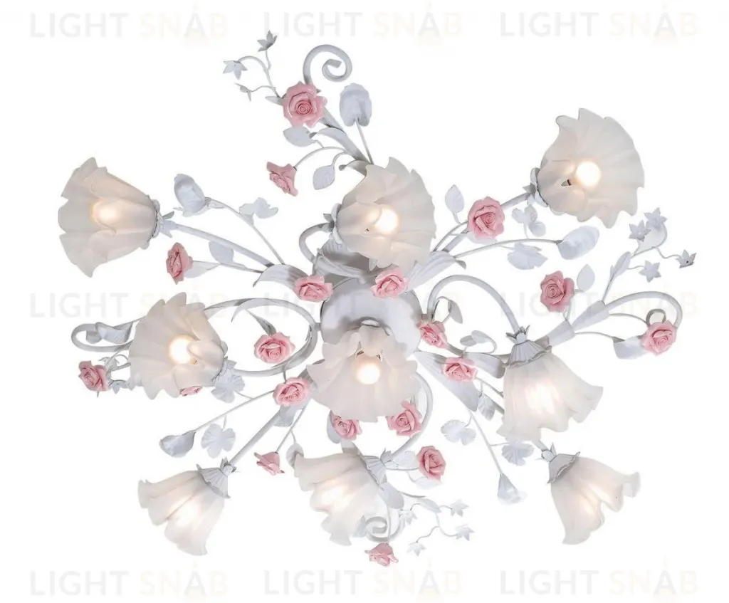 Потолочная люстра Lucia Tucci Fiori Di Rose 109.8.1 Fiori Di Rose 109.8.1