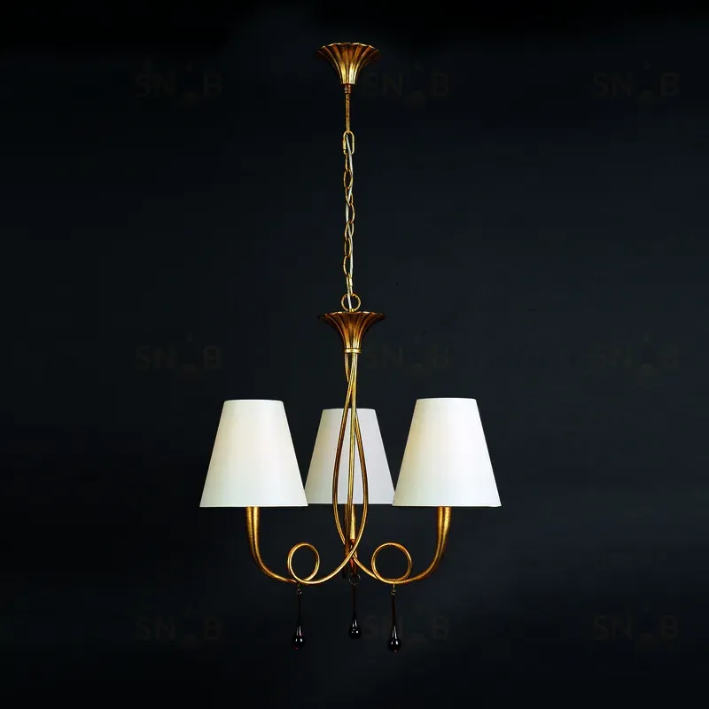 Подвесная люстра Mantra Paola Painted Gold 3542 3542