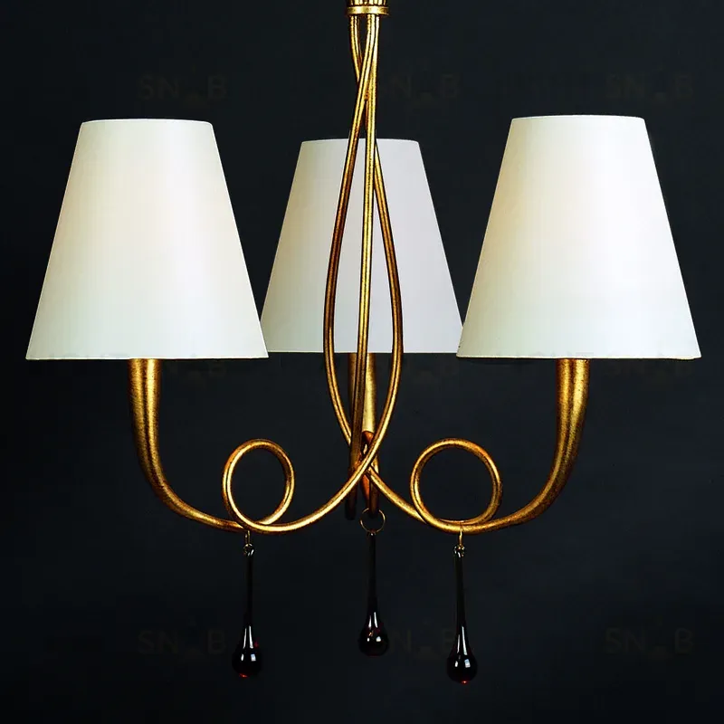 Подвесная люстра Mantra Paola Painted Gold 3542 3542