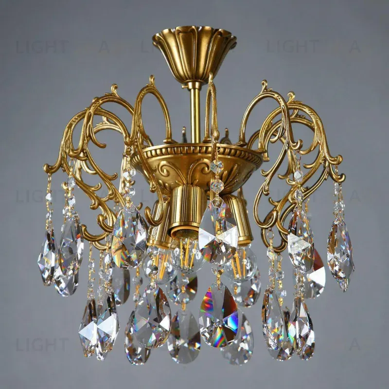 Потолочная люстра Ambiente Alicante 8888/3 PL AB Tear Drop 8888/3 PL AB Tear Drop