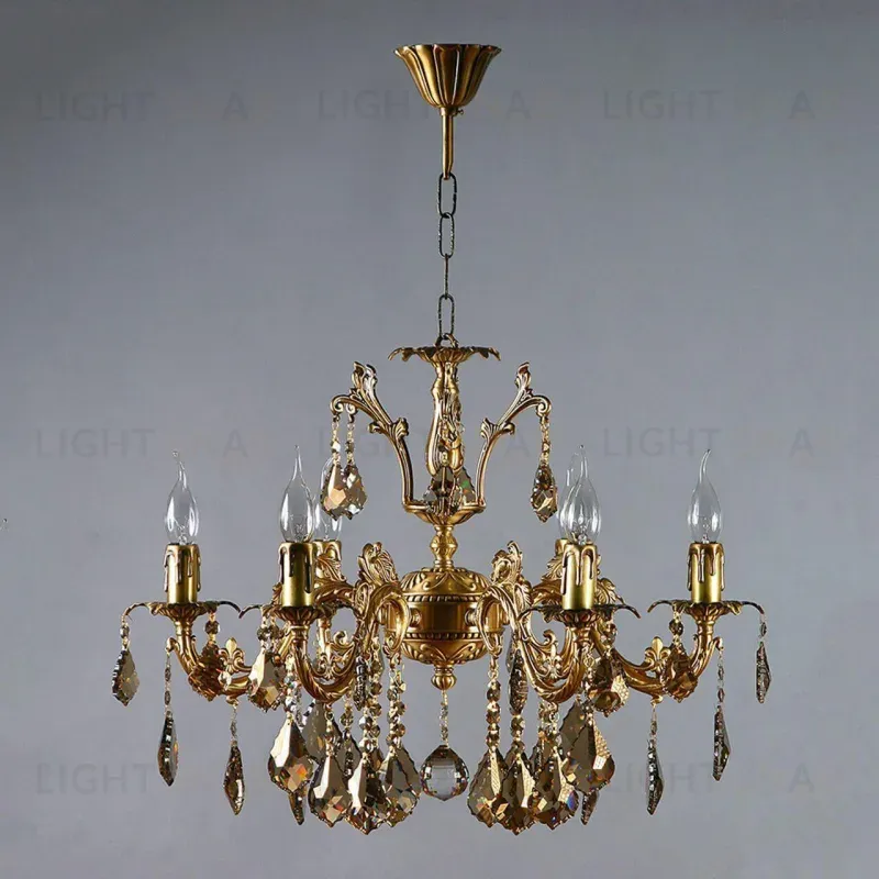 Подвесная люстра Ambiente Granada 2118/6 AB Honey Leaf 2118/6 AB Honey Leaf
