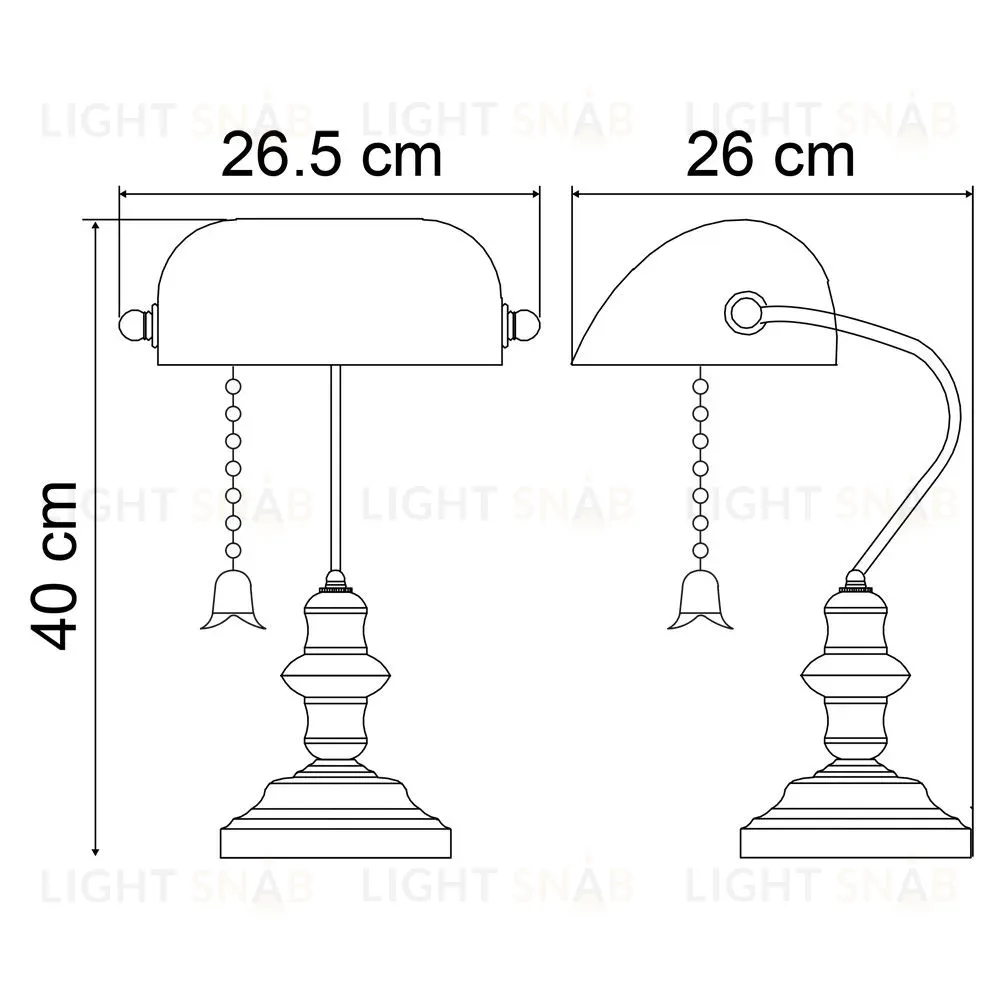 Настольная лампа Arte Lamp Banker A2492LT-1AB A2492LT-1AB