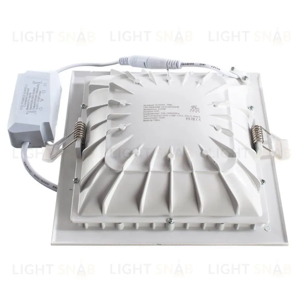 Встраиваемый светодиодный светильник Arte Lamp Riflessione A7416PL-1WH A7416PL-1WH