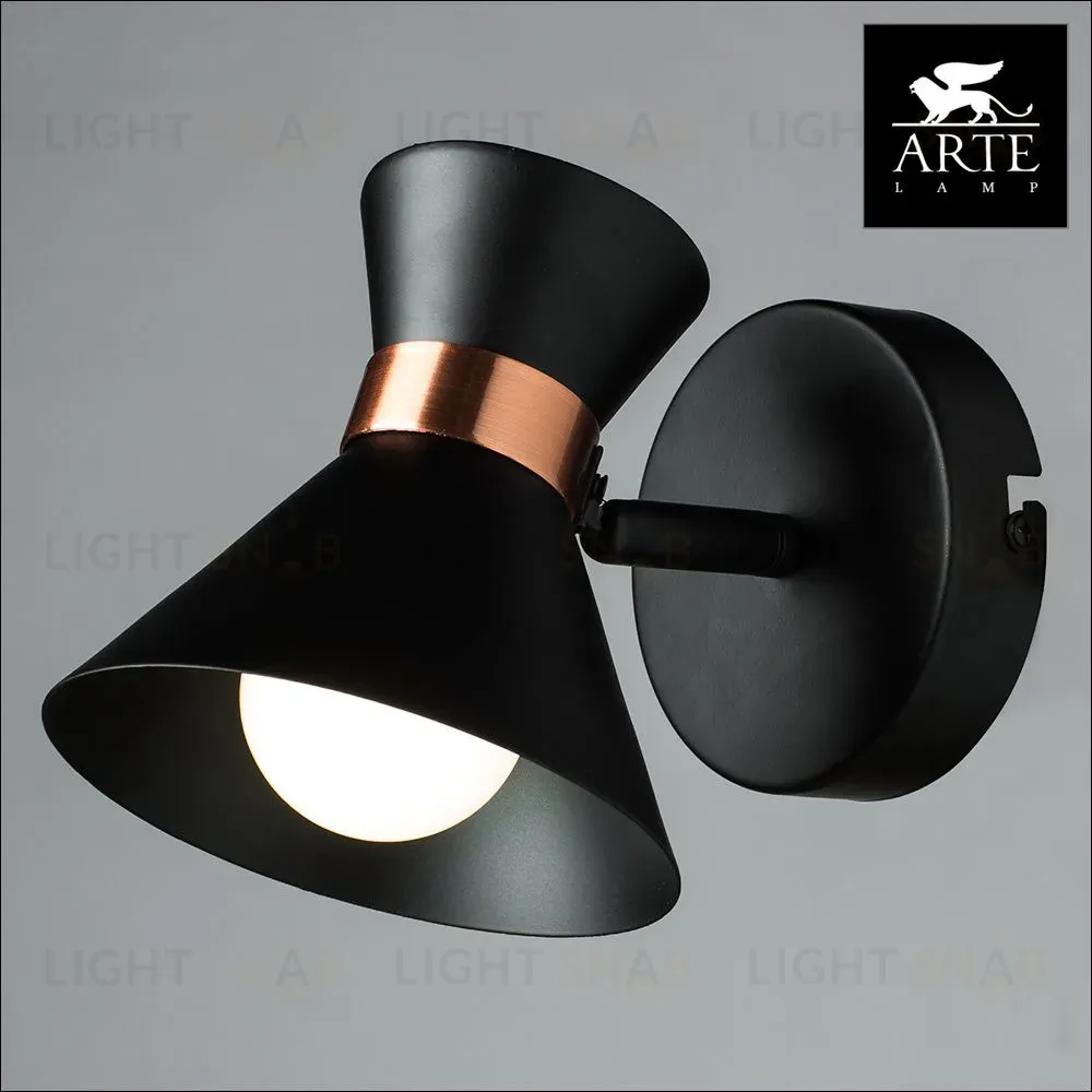 Спот Arte Lamp Baltimore A1406AP-1BK A1406AP-1BK