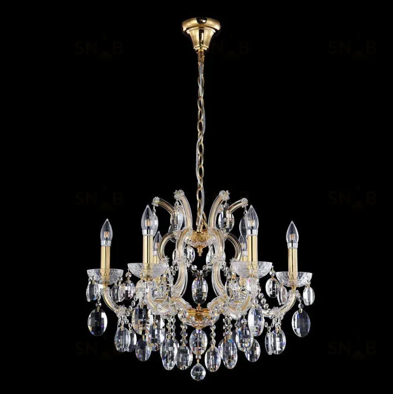 Подвесная люстра Crystal Lux Hollywood SP6 Gold Hollywood SP6 Gold