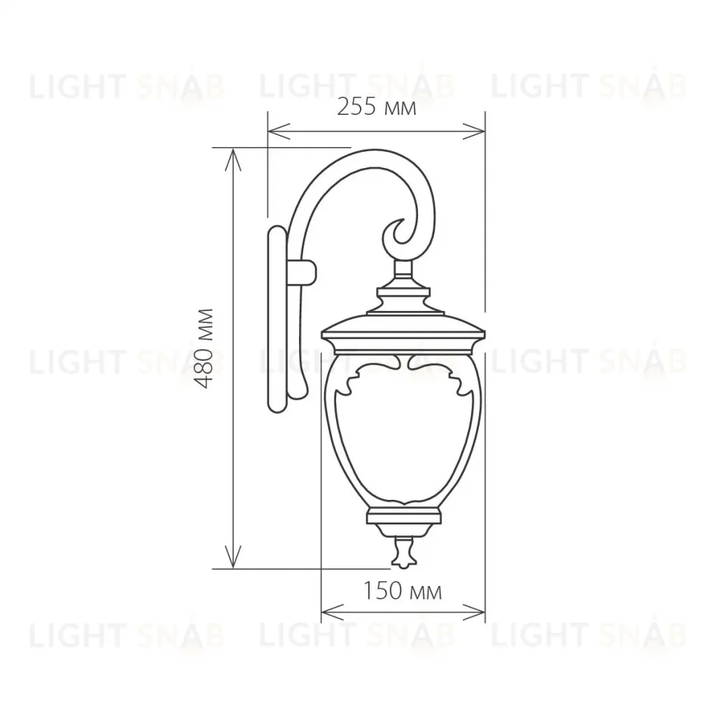 Уличный настенный светильник Elektrostandard Andromeda D (GLYF-8024D) 4690389042676 4690389042676