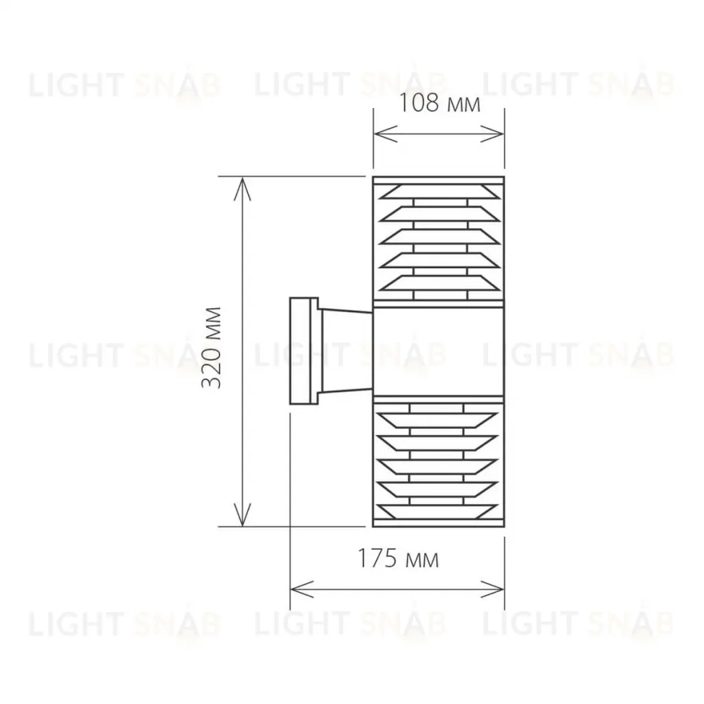 Уличный настенный светильник Elektrostandard 1407 Techno 4690389067679 a032609 4690389067679