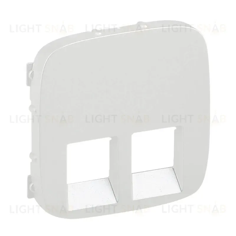Лицевая панель Legrand Valena Allure розетки телефонной RJ-11/Ethernet RJ-45 жемчуг 755429 755429