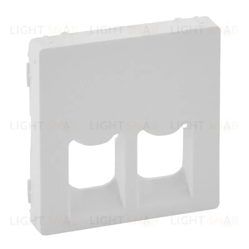 Лицевая панель Legrand Valena Life розетки телефонной RJ-11/Ethernet RJ-45 белая 755420 755420