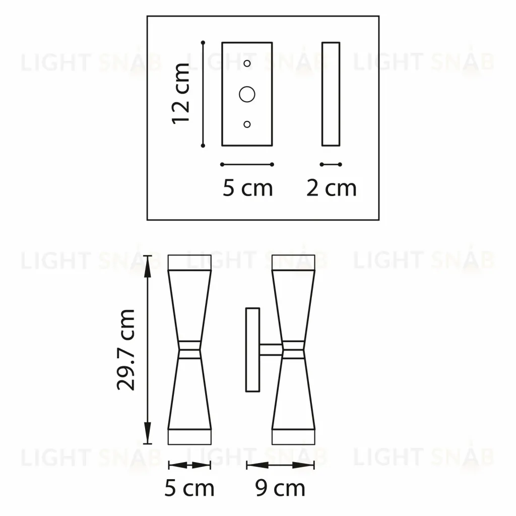 Бра Lightstar Punto 807624 807624