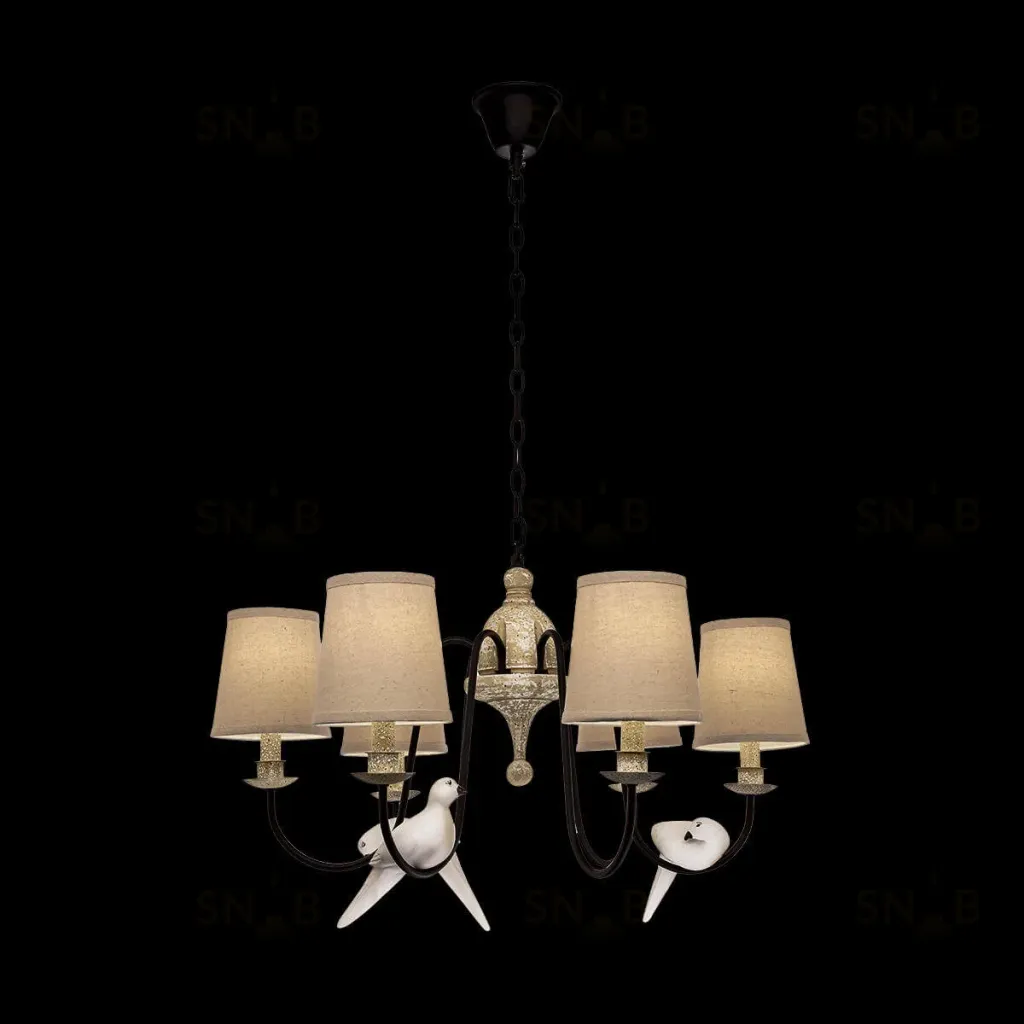 Подвесная люстра LOFT IT Birds Loft1029A-6 Loft1029A-6