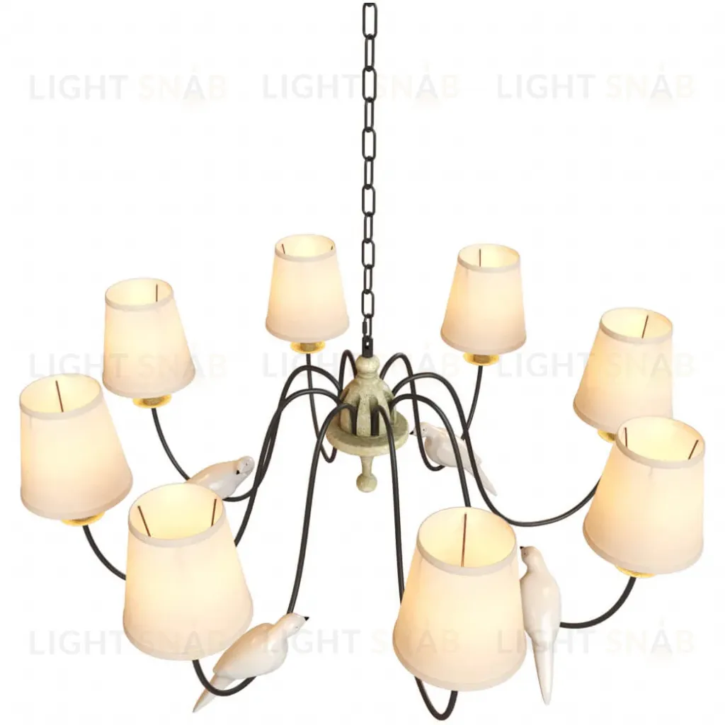 Подвесная люстра LOFT IT Birds Loft1029A-8 Loft1029A-8