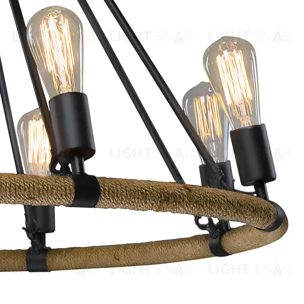 Подвесная люстра LOFT IT Rope filament Loft1861/8 Loft1861/8