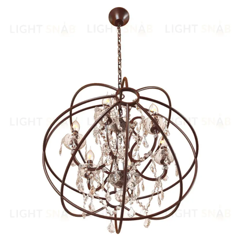 Подвесная люстра LOFT IT Foucaults orb crystal Loft1897/6 Loft1897/6