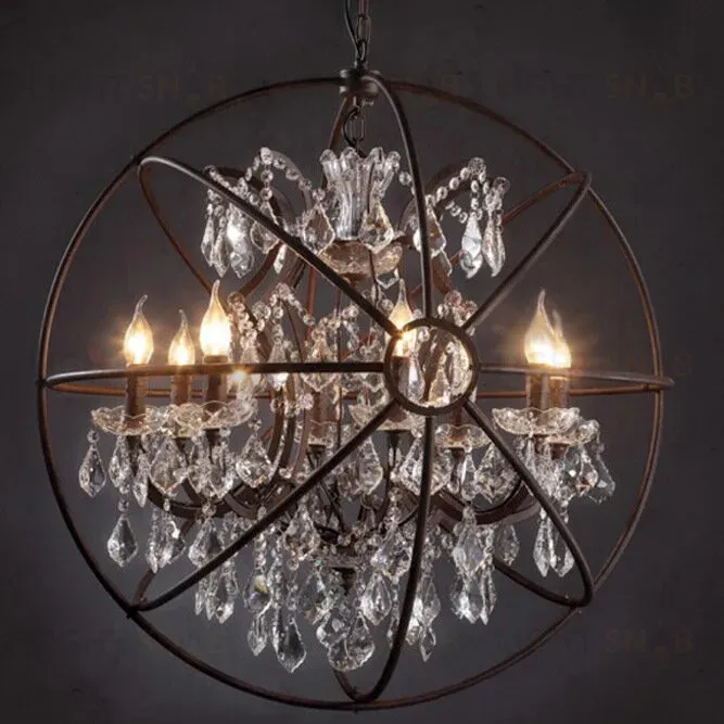 Подвесная люстра LOFT IT Foucaults orb crystal Loft1897/6 Loft1897/6