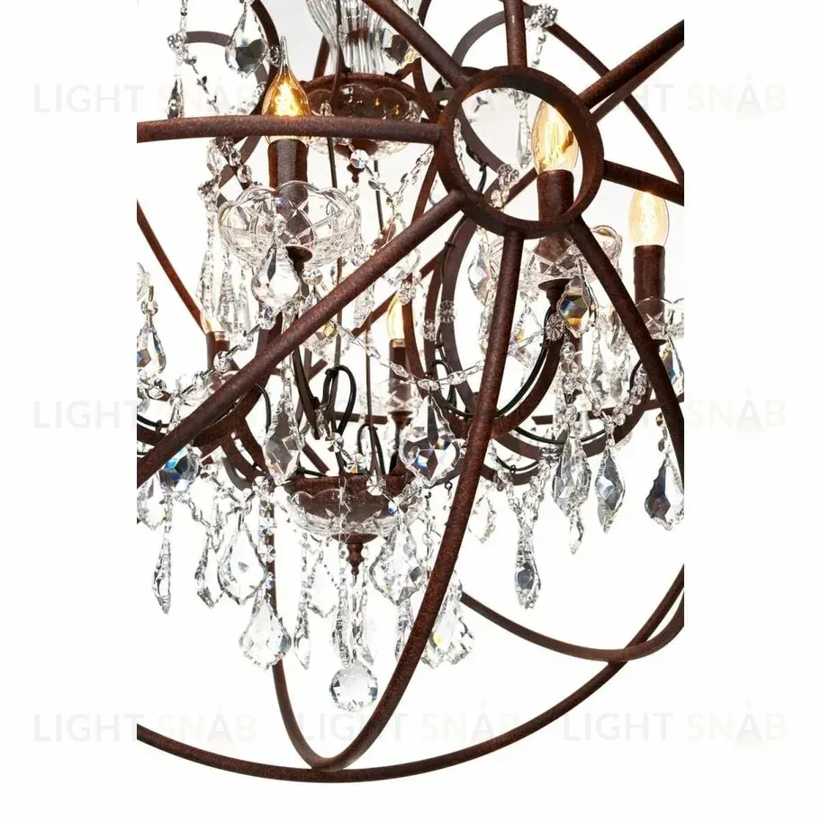Подвесная люстра LOFT IT Foucaults orb crystal Loft1897/8 Loft1897/8