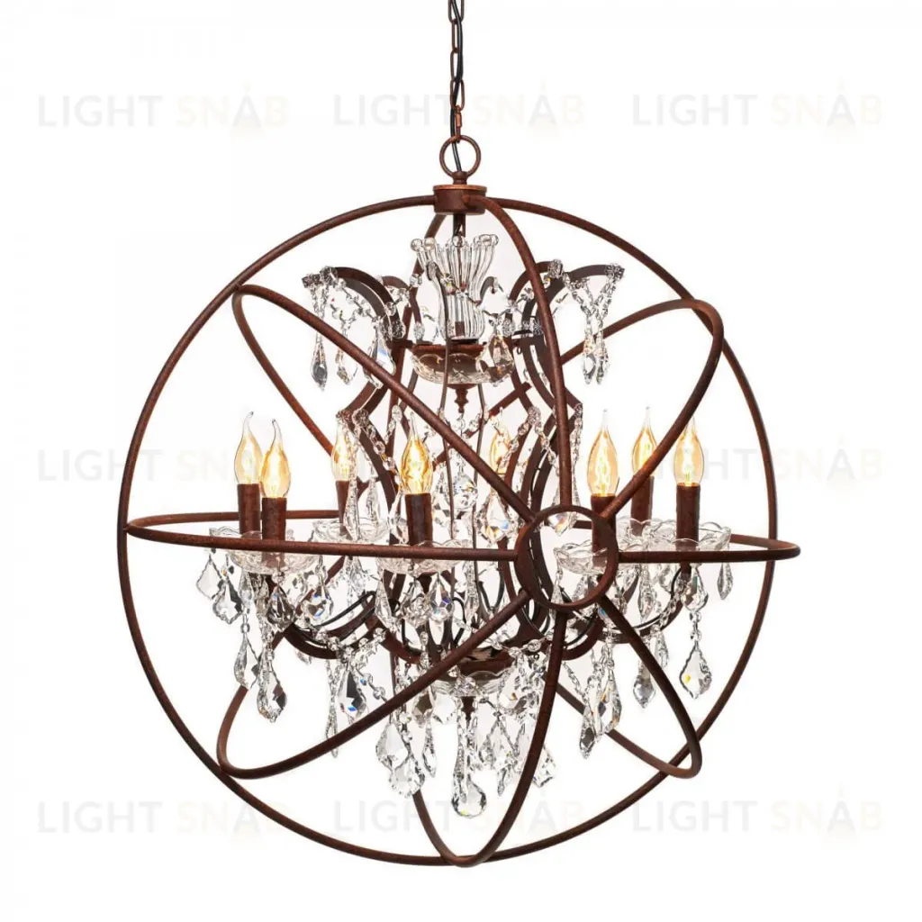 Подвесная люстра LOFT IT Foucaults orb crystal Loft1897/8 Loft1897/8