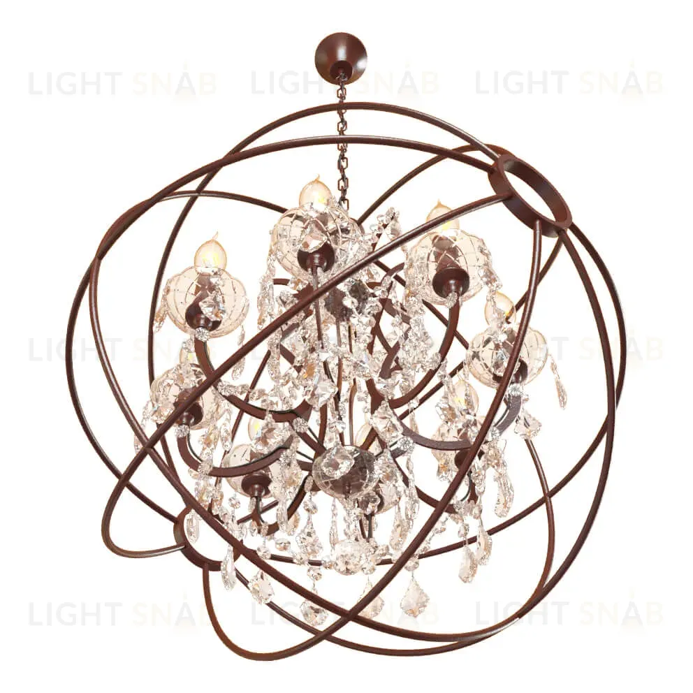 Подвесная люстра LOFT IT Foucaults orb crystal Loft1897/8 Loft1897/8