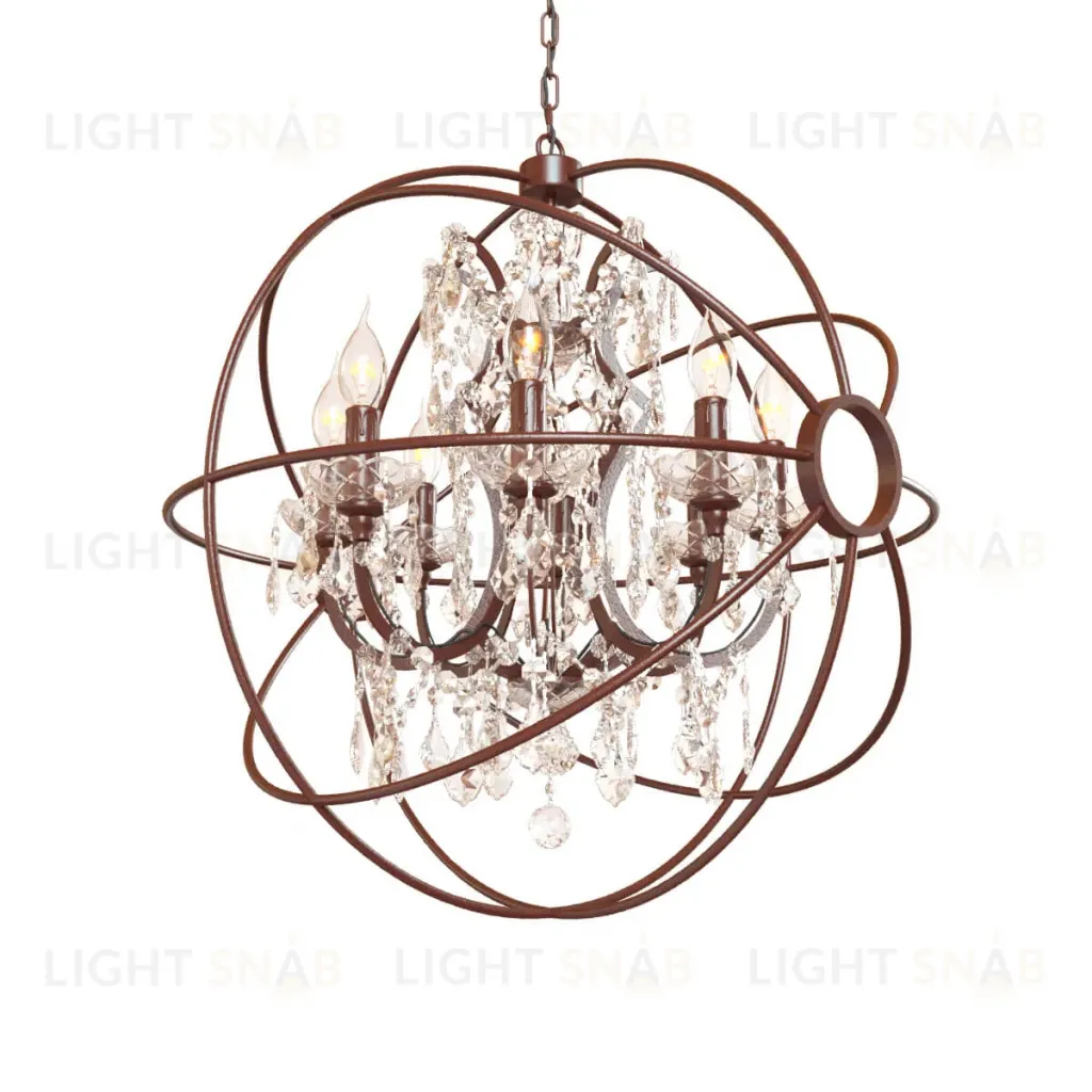 Подвесная люстра LOFT IT Foucaults orb crystal Loft1897/8 Loft1897/8