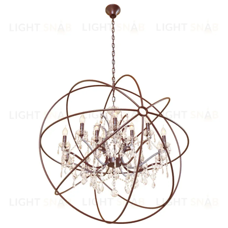 Подвесная люстра LOFT IT Foucaults orb crystal Loft1897/15 Loft1897/15