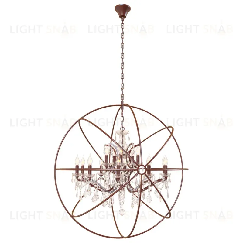 Подвесная люстра LOFT IT Foucaults orb crystal Loft1897/15 Loft1897/15