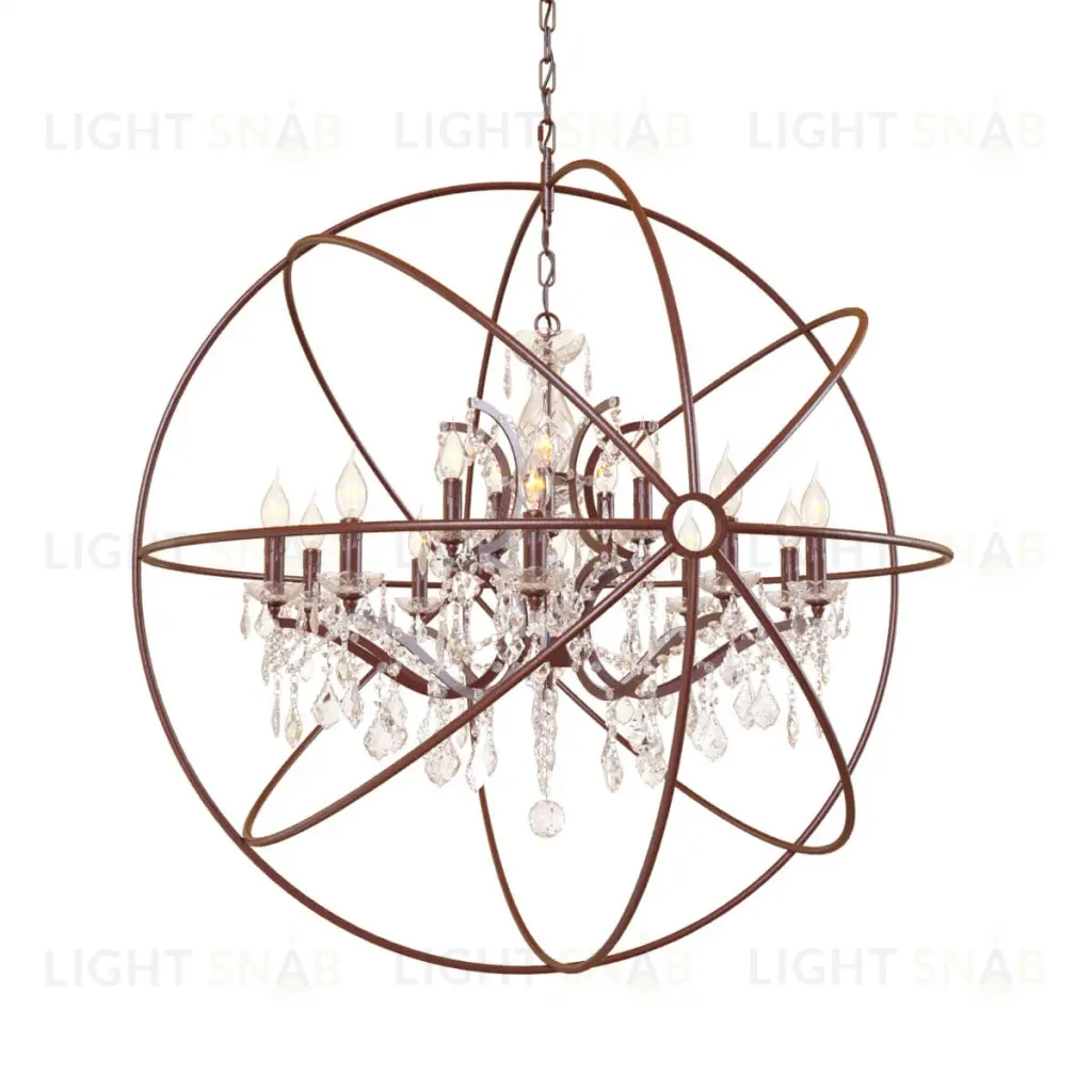 Подвесная люстра LOFT IT Foucaults orb crystal Loft1897/15 Loft1897/15