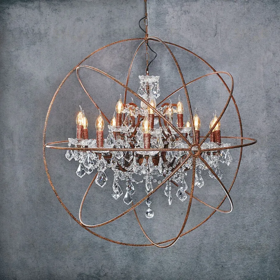 Подвесная люстра LOFT IT Foucaults orb crystal Loft1897/15 Loft1897/15