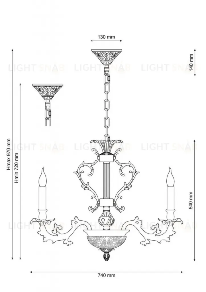 Подвесная люстра Lucia Tucci Firenze 1780.8.2 Antique Gold Firenze 1780.8.2 Antique Gold