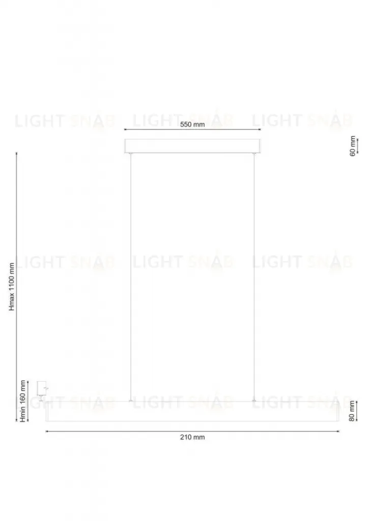 Подвесной светодиодный светильник Lucia Tucci Aero 206.30 Nero Led Aero 206.30 Nero Led