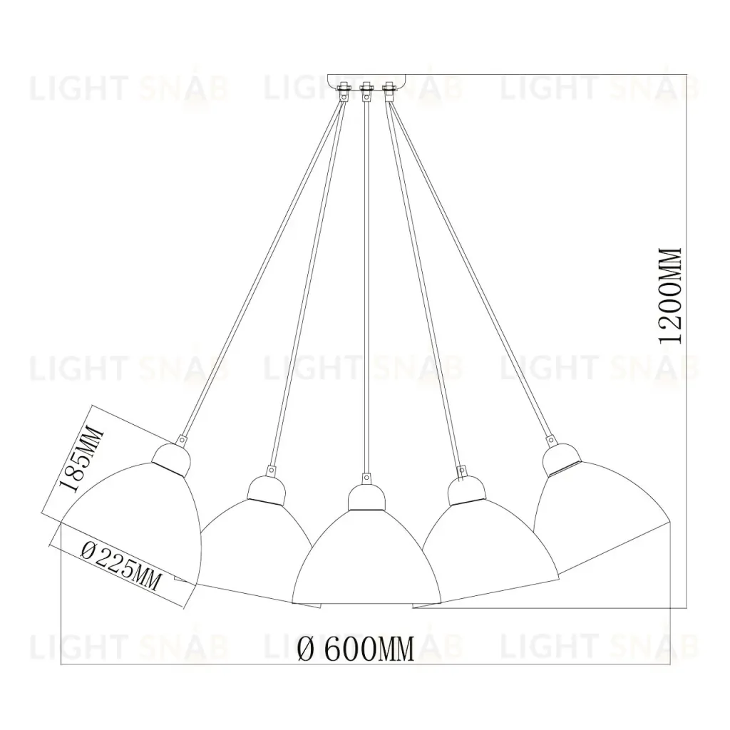 Подвесная люстра MW-Light Улыбка 365014505 365014505