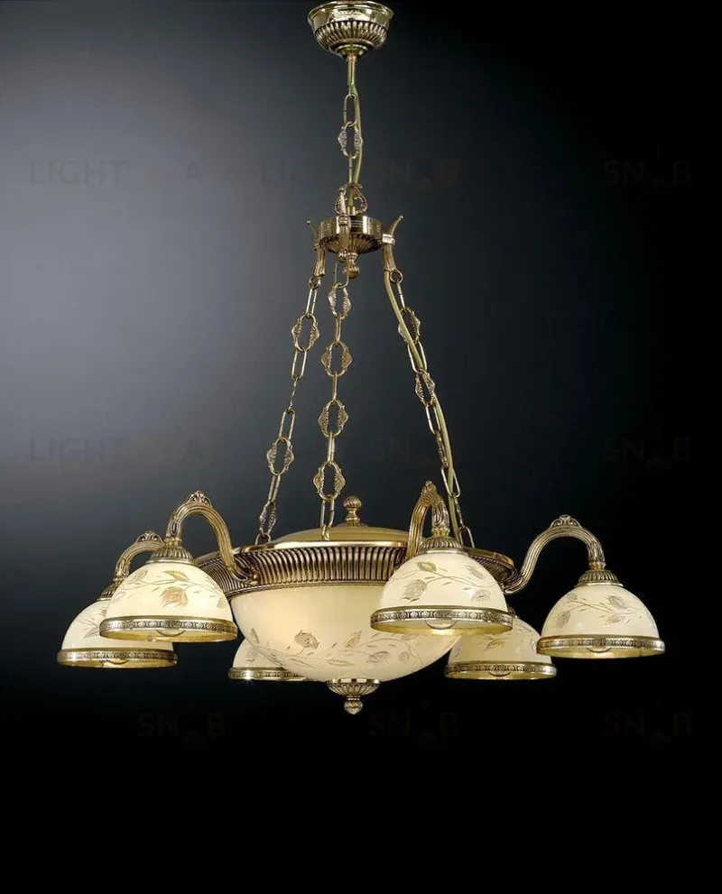 Подвесная люстра Reccagni Angelo L 6308/6+3 L 6308/6+3