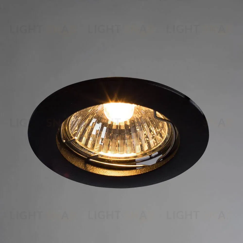 Встраиваемый светильник Arte Lamp Basic A2103PL-1BK A2103PL-1BK