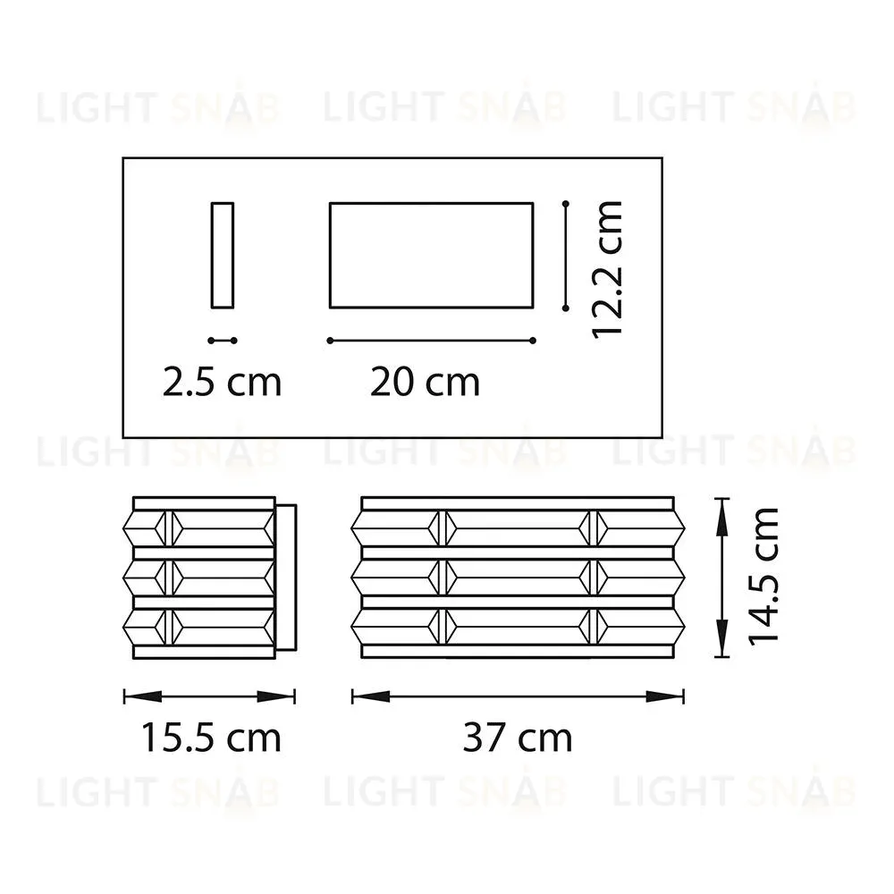 Настенный светильник Lightstar Amerigo 746618 746618