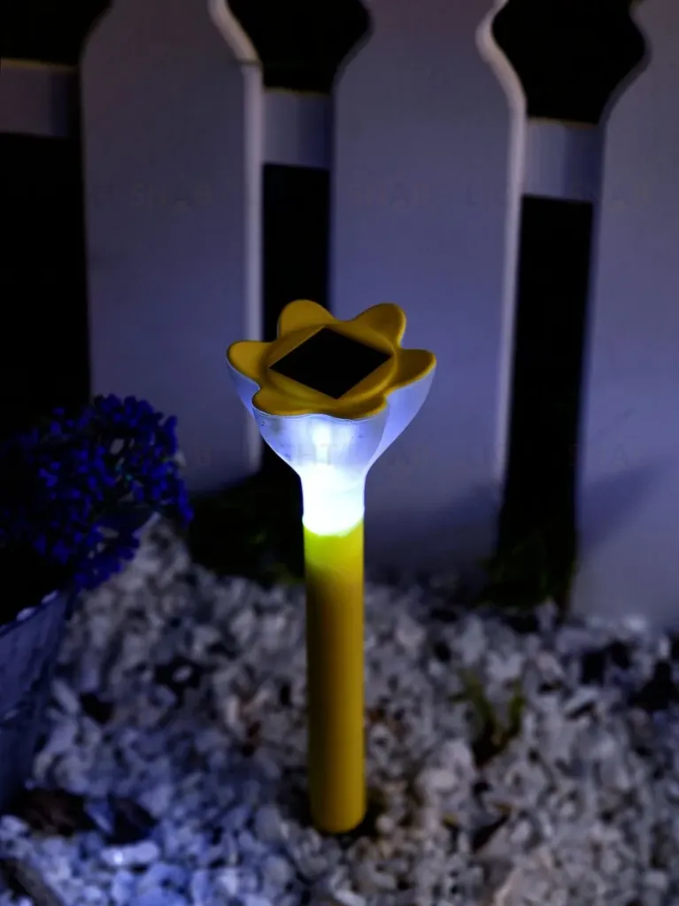 Светильник на солнечных батареях (10625) Uniel Promo USL-C-419/PT305 Yellow Crocus USL-C-419/PT305 Yellow Crocus