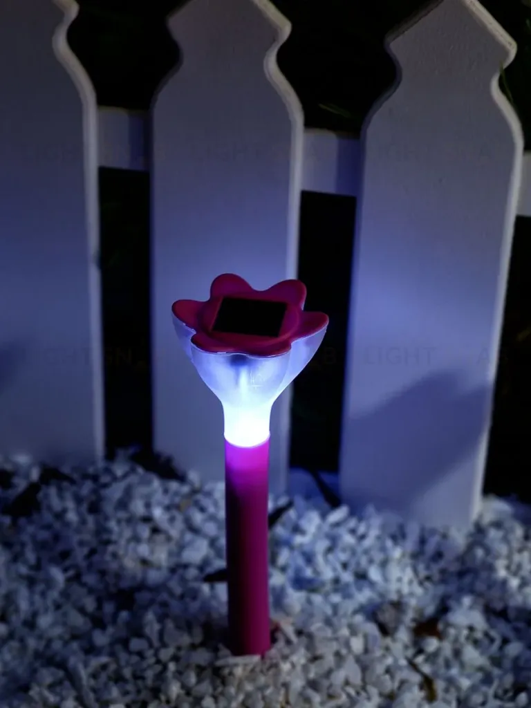 Светильник на солнечных батареях (UL-00001762) Uniel Promo USL-C-420/PT305 Pink Crocus USL-C-420/PT305 Pink Crocus