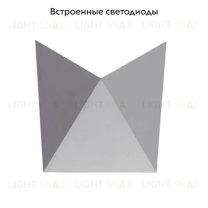 Настенный светодиодный светильник Arte Lamp Busta A1609AP-1GY A1609AP-1GY