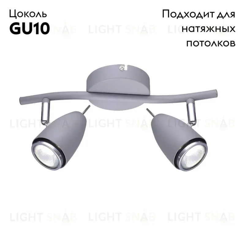 Спот Arte Lamp Regista A1966AP-2GY A1966AP-2GY