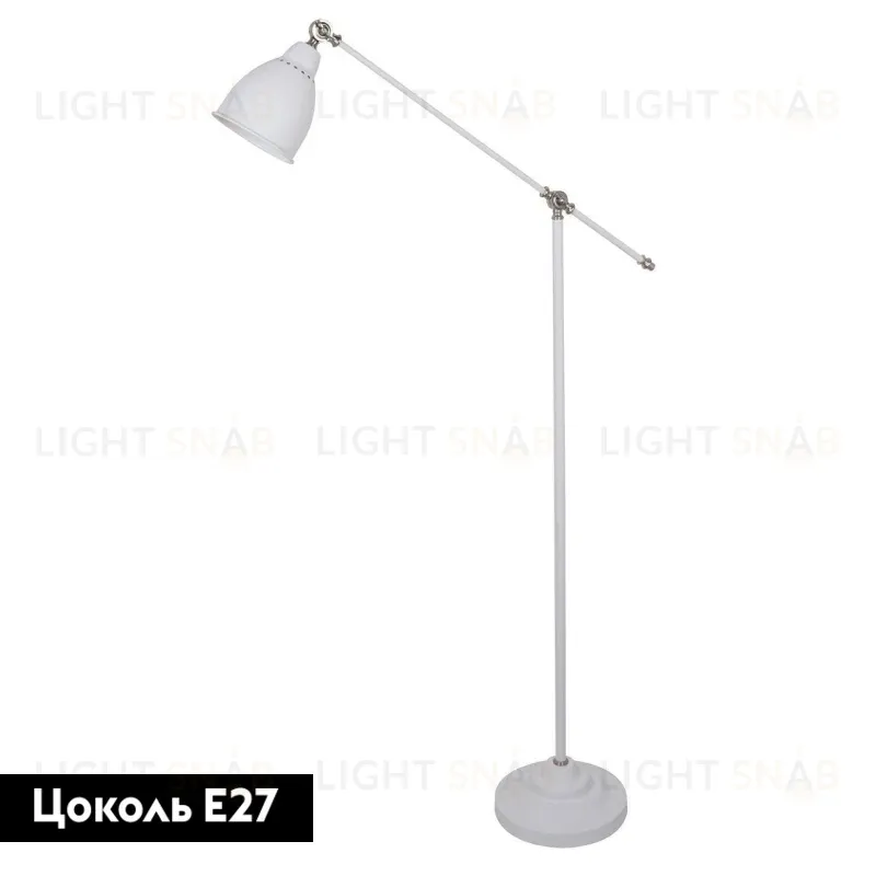 Торшер Arte Lamp Braccio A2054PN-1WH A2054PN-1WH