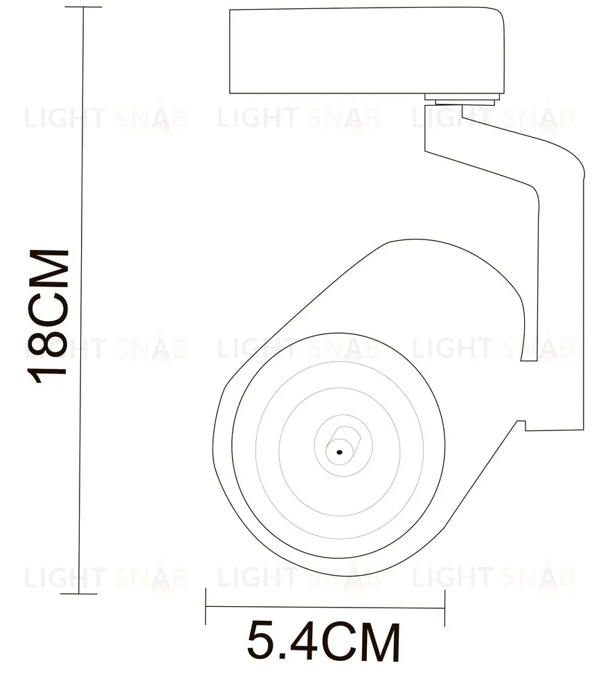 Трековый светодиодный светильник Arte Lamp Traccia A2310PL-1WH A2310PL-1WH