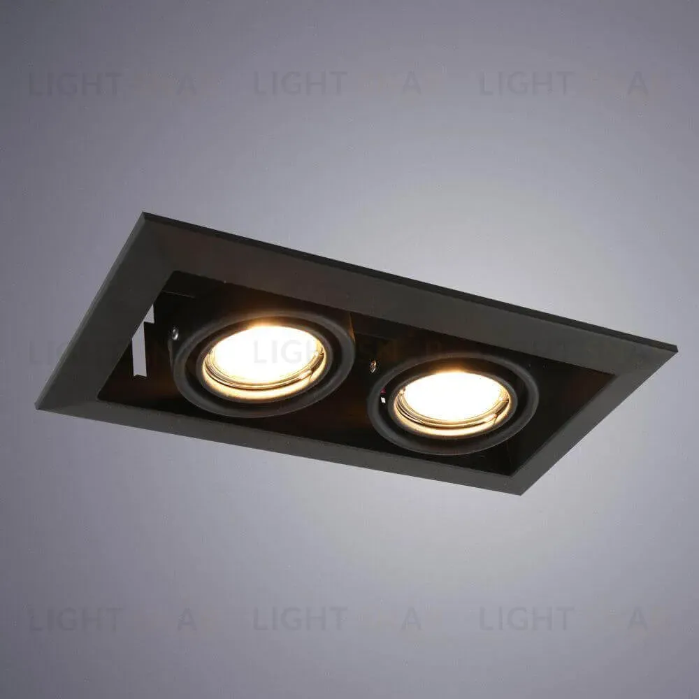 Встраиваемый светильник Arte Lamp Cardani Piccolo A5941PL-2BK A5941PL-2BK