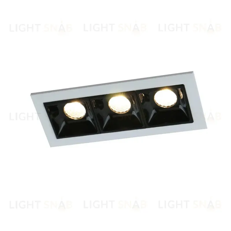 Встраиваемый светодиодный светильник Arte Lamp Grill A3153PL-3BK A3153PL-3BK