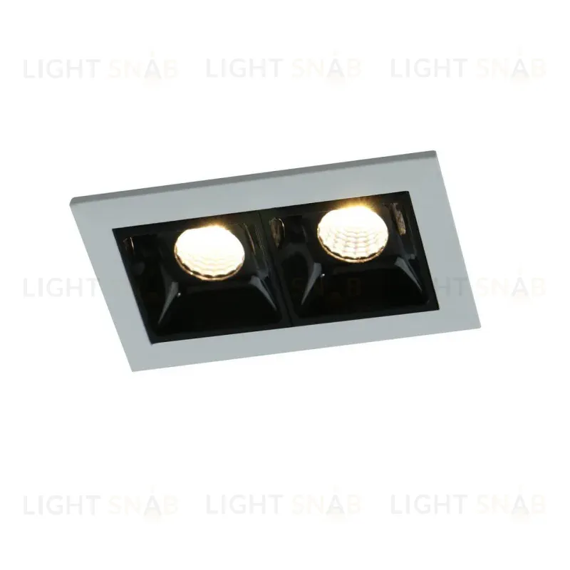 Встраиваемый светодиодный светильник Arte Lamp Grill A3153PL-2BK A3153PL-2BK