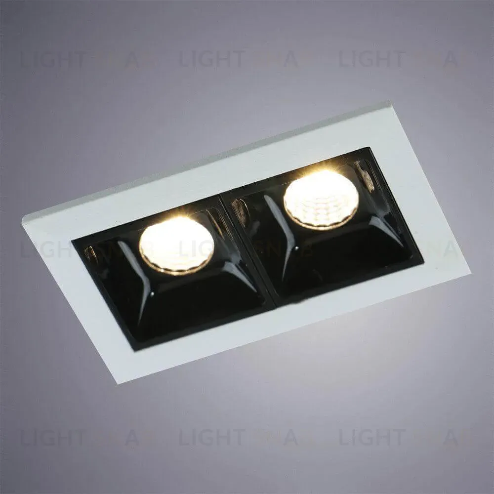 Встраиваемый светодиодный светильник Arte Lamp Grill A3153PL-2BK A3153PL-2BK