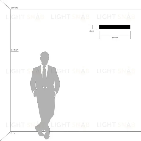 Настенный светодиодный светильник Lightstar Fiume 810526 810526