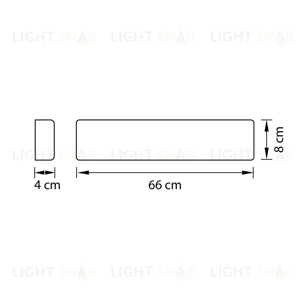 Настенный светодиодный светильник Lightstar Fiume 810526 810526
