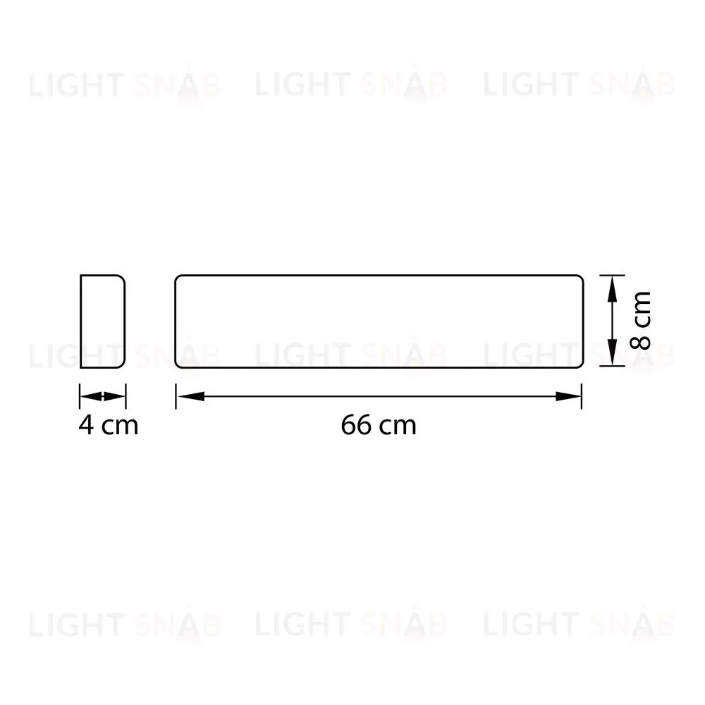 Настенный светодиодный светильник Lightstar Fiume 810527 810527
